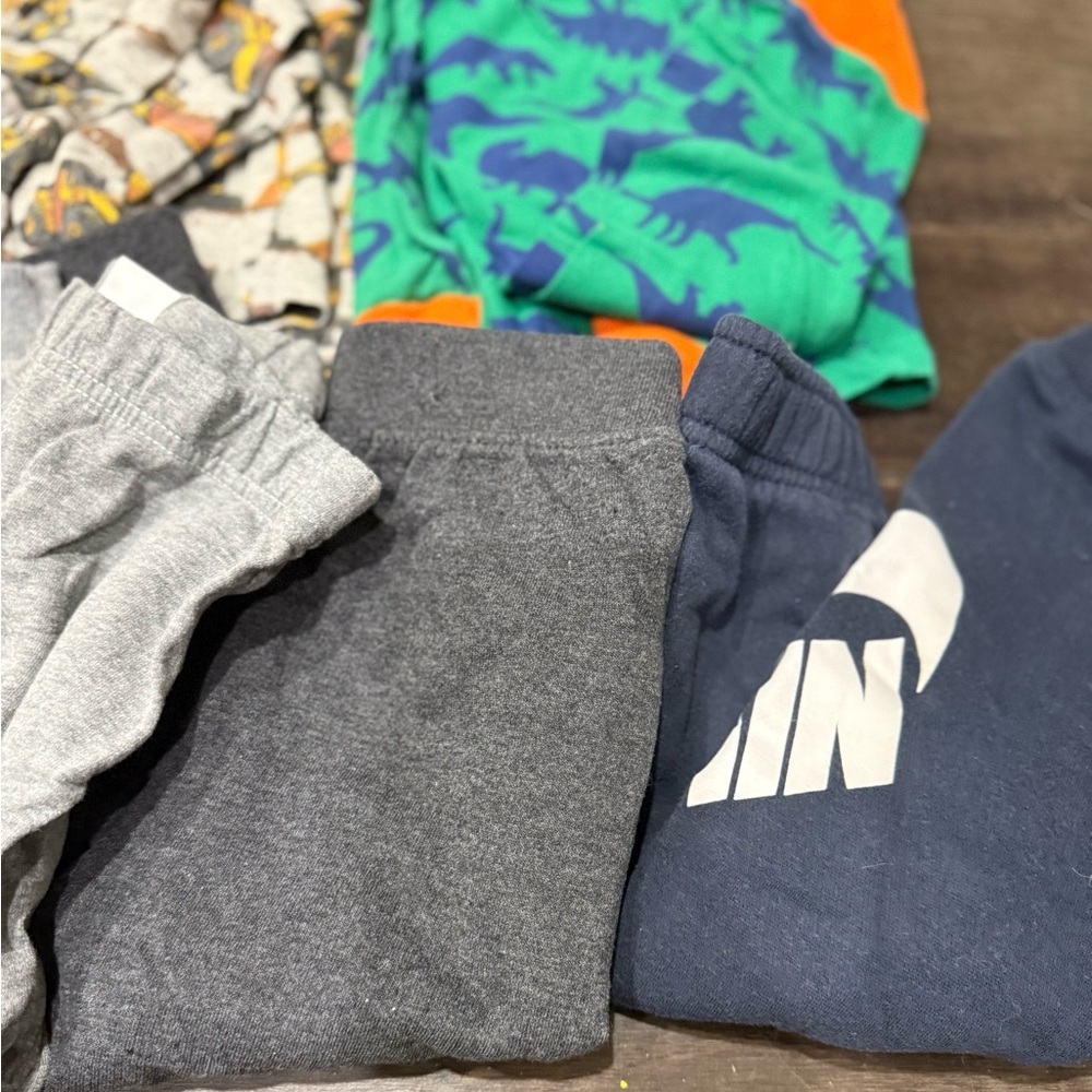 Toddler Boy Pajamas, Long Sleeve Shirts, and Pants Lot, Size 4T - Picture 4 of 8